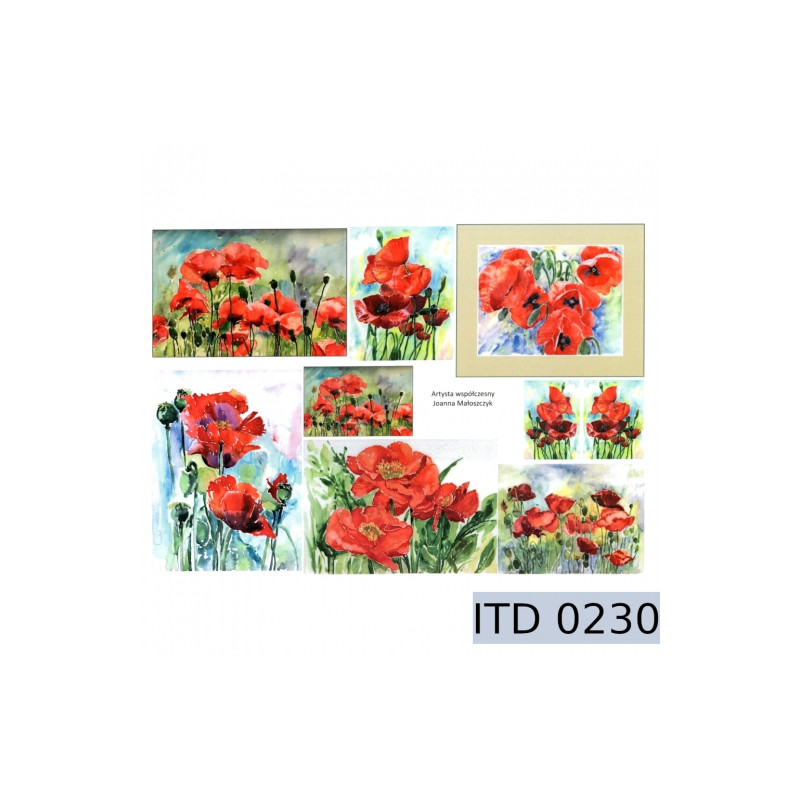 Papier do decoupage maki 996-0230/A3 - sklep plastyczny - szał dla pla