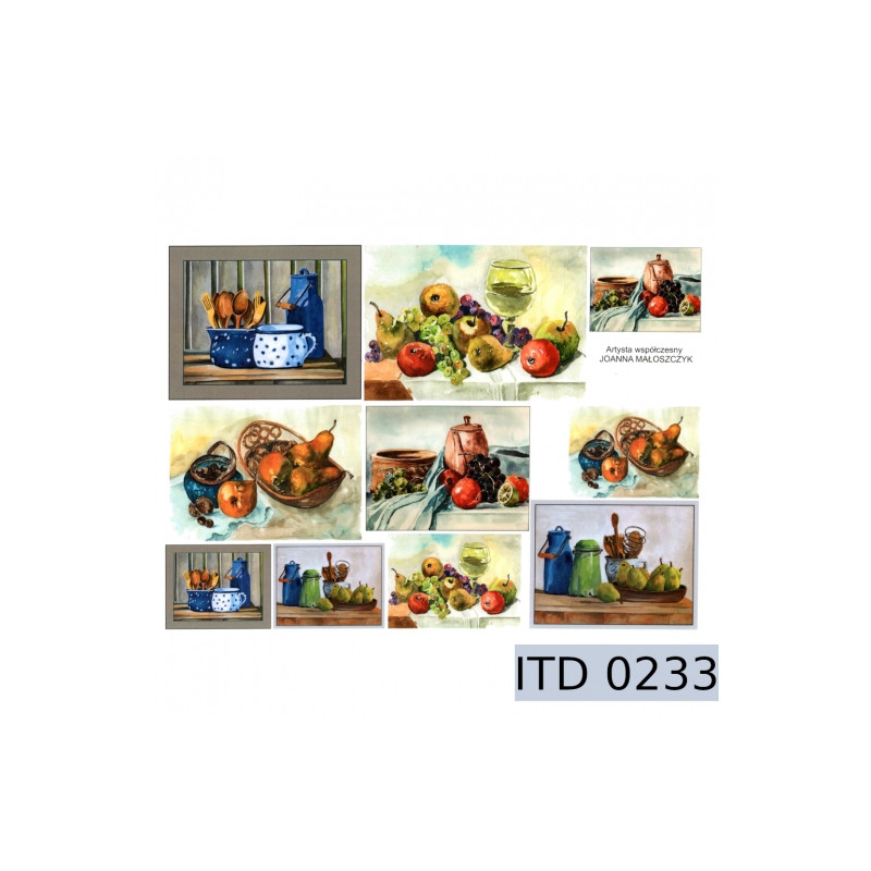 Decoupage paper still life 996-0233 / A3