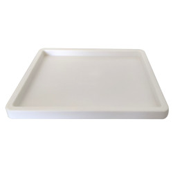Plastic tray 20 x 25 cm to spread the paint under the roller