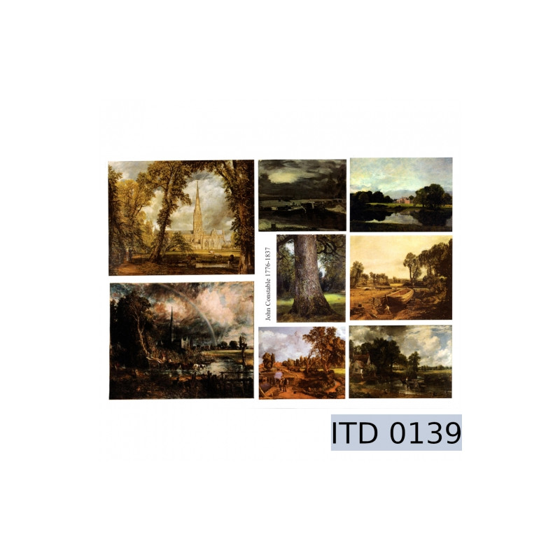 Papier do decoupage pejzaże 996-0139/A3 - sklep plastyczny - szał dla
