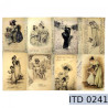Papier do decoupage A3 retro kartki pocztowe - sklep plastyczny - szał