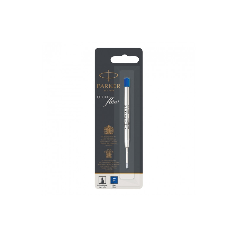 Parker quinkflow ballpoint refill blue F