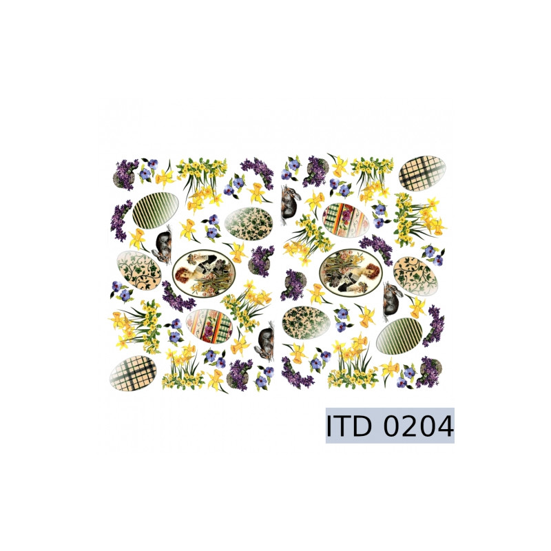 Easter decoupage paper 996-0204 / A3