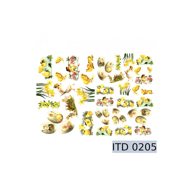 Papier do decoupage wielkanoc 996-0205/A3 - sklep plastyczny - szał dl