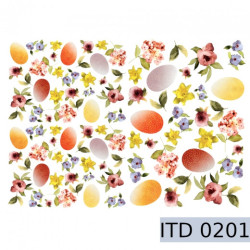Papier do decoupage wielkanoc pisanki i kurczaki 996-0201/A3 - sklep p