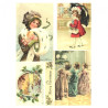 Papier ryżowy do decoupage boże narodzenie dzieci A4 ITD R770- sklep p