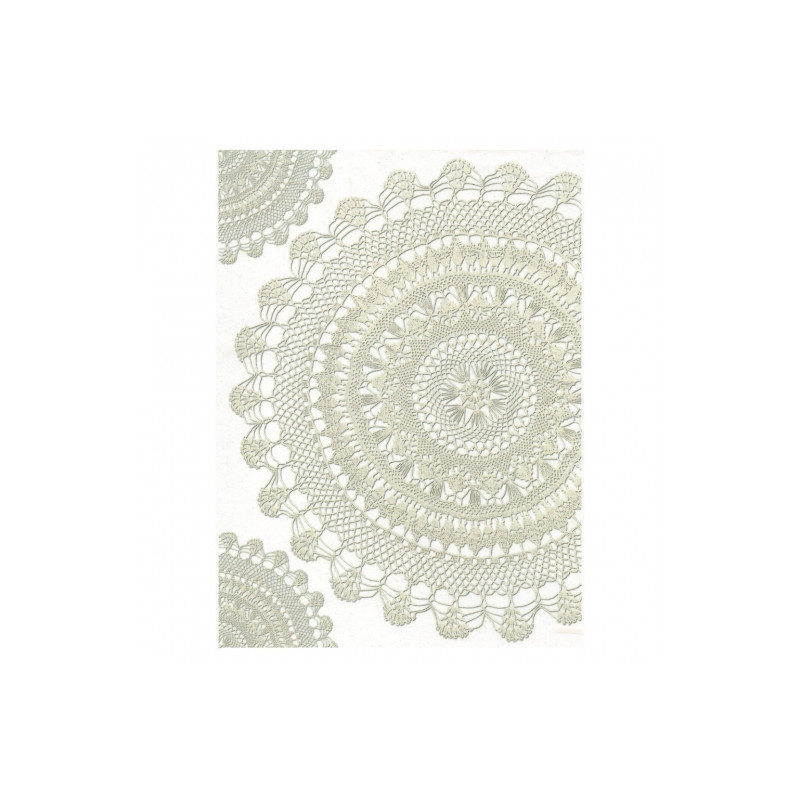 Papier ryżowy do decoupage koronka A4 ITD R555- sklep plastyczny szał
