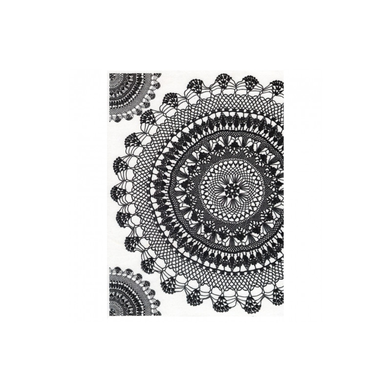 Papier ryżowy do decoupage koronka A4 ITD R556- sklep plastyczny szał