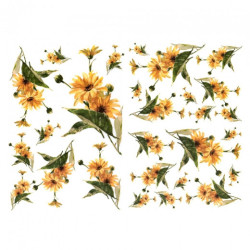 Decoupage paper A3 ITD 0330 marigold flowers