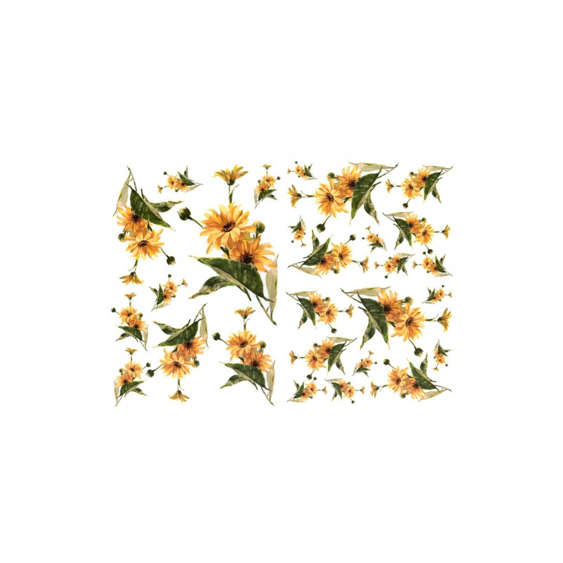 Decoupage paper A3 ITD 0330 marigold flowers