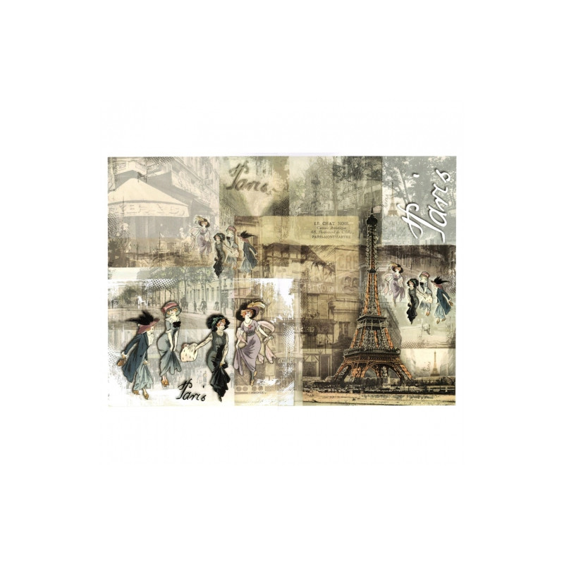 Decoupage paper A3 ITD 0340 retro paris