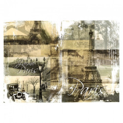 Papier do decoupage A3 ITD 0341 paryż retro - sklep plastyczny - szał