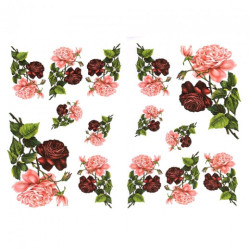 Papier do decoupage A3 ITD 0352 róża - sklep plastyczny - szał dla pla