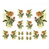 Papier do decoupage A3 ITD 0353 herbaciane róże - sklep plastyczny - s