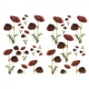 Decoupage paper A3 ITD 0355 red poppies