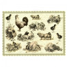 Decoupage paper A3 ITD 0361 easter
