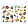 Decoupage paper A3 ITD 0375 easter chickens
