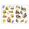 Decoupage paper A3 ITD 0376 easter chicks
