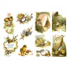 Decoupage paper A3 ITD 0387 easter spring