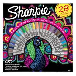 Sharpie zestaw permanentnych markerów 28 sztuk - sklep plastyczny - sz