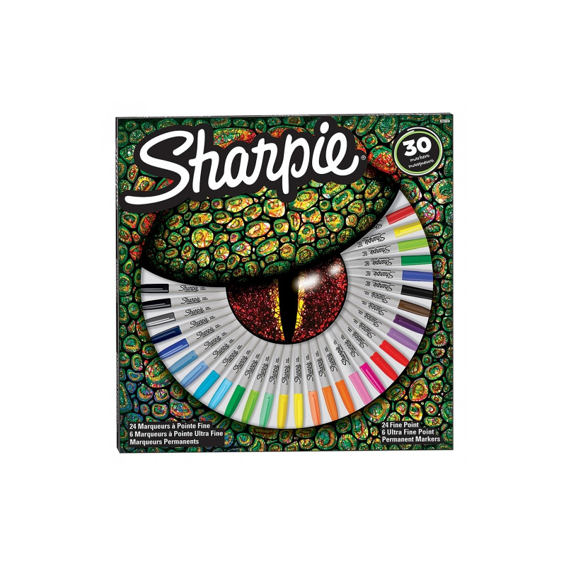 Sharpie zestaw permanentnych markerów 30 sztuk - sklep plastyczny - sz