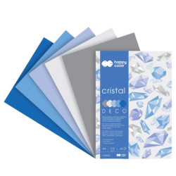 Block Happy Color deco cristal 5 colors A4 170 g 20 sheets