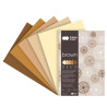 Blok Happy Color deco brown 5 kolorów A4 170 g 20 ark - sklep plastycz