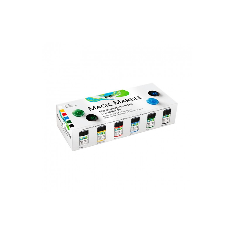 Kreul magic marble marble paints pack 6x20ml