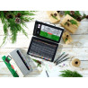 Derwent academy carry tin 24 pencils + block + accessories in a metal