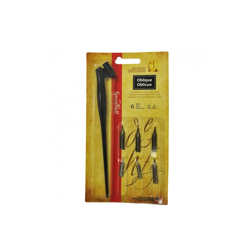 Speedball Oblique Pen Set
