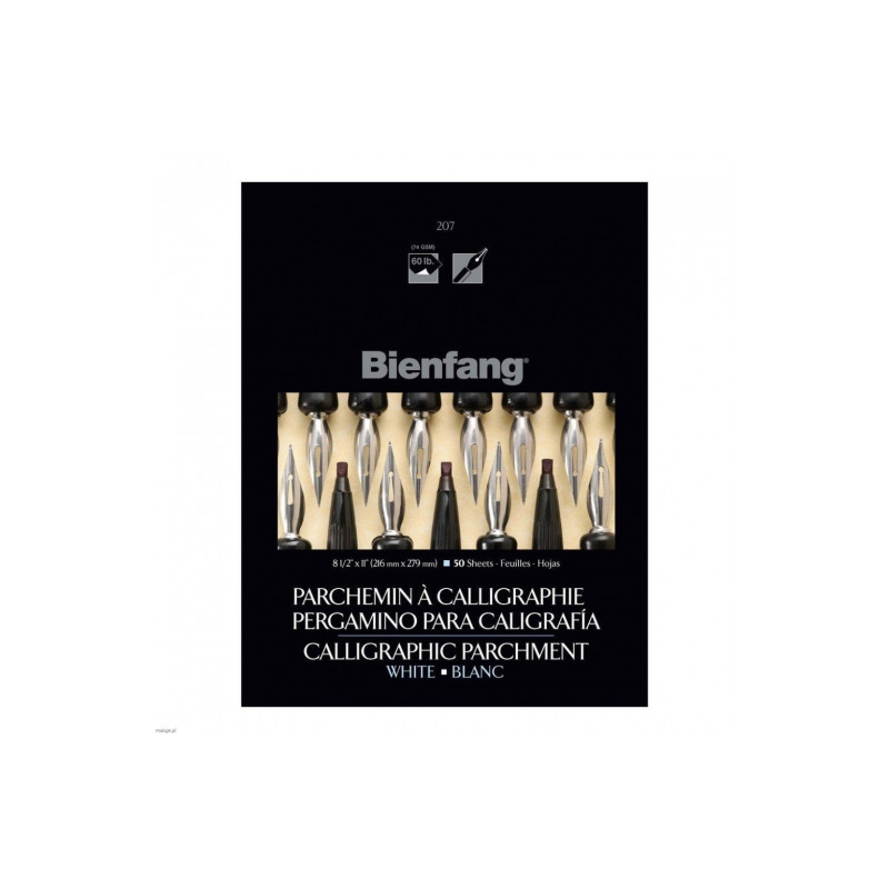 Speedball Bienfang calligraphic parchment 216mm x 279mm 50 sheets