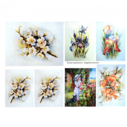 Decoupage paper A3 ITD 0369 flowers