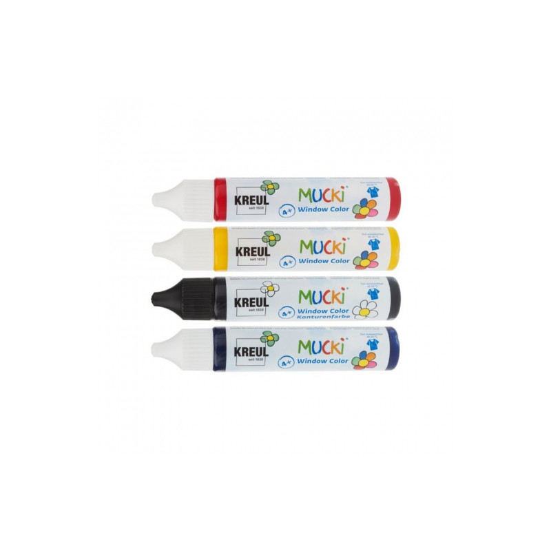 Kreul mucki window color farba żelowa do szyby 29ml - sklep plastyczny