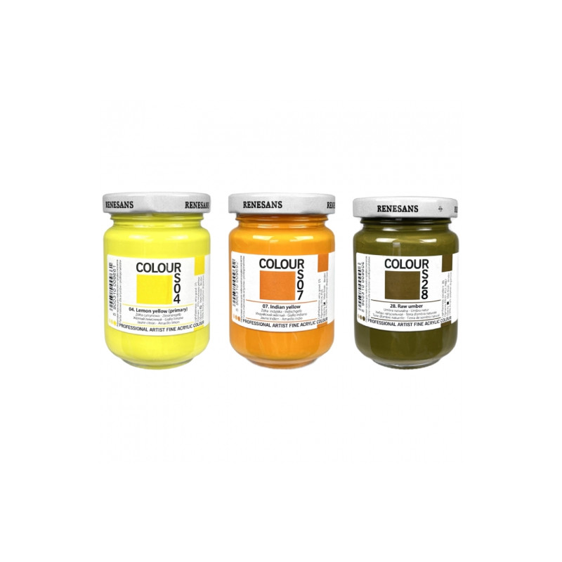 Renesans colours farby akrylowe 110 ml - sklep plastyczny - szał dla p