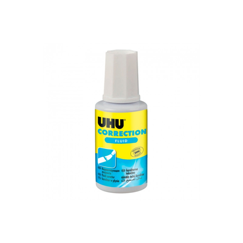 UHU fluid korektor z pędzelkiem 20ml - sklep plastyczny - szał dla pla