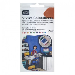 Viviva Colors spring akwarele 16 kolorów- sklep plastyczny szał dla pl