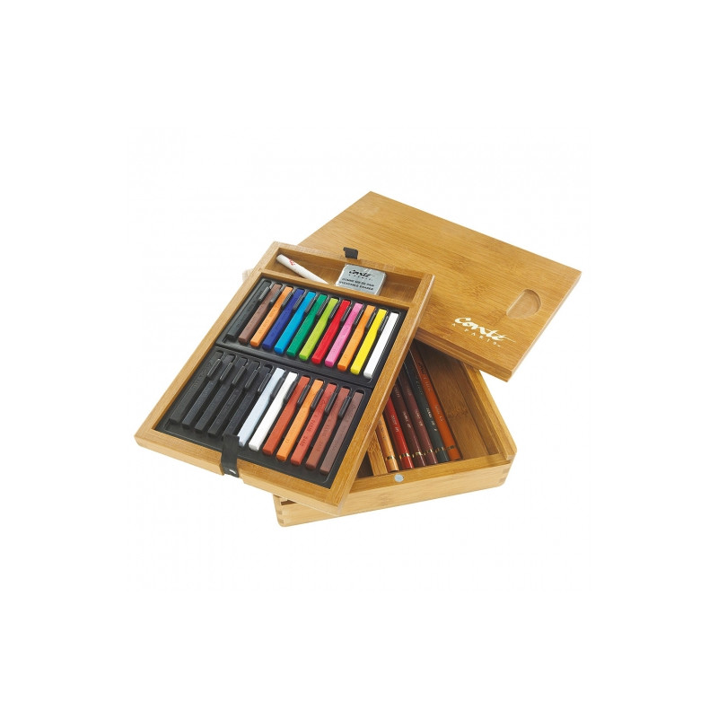 Conte a Paris sketch set in bamboo box