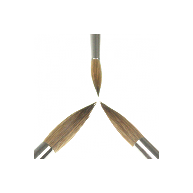Kolibri natural round brushes series 90