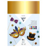Clairefontaine metallic-karton 25x35cm 5 sheets
