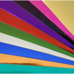 Clairefontaine metallic-karton 25x35cm 5 sheets