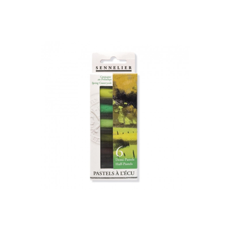 Sennelier spring countryside set 6 soft pastels