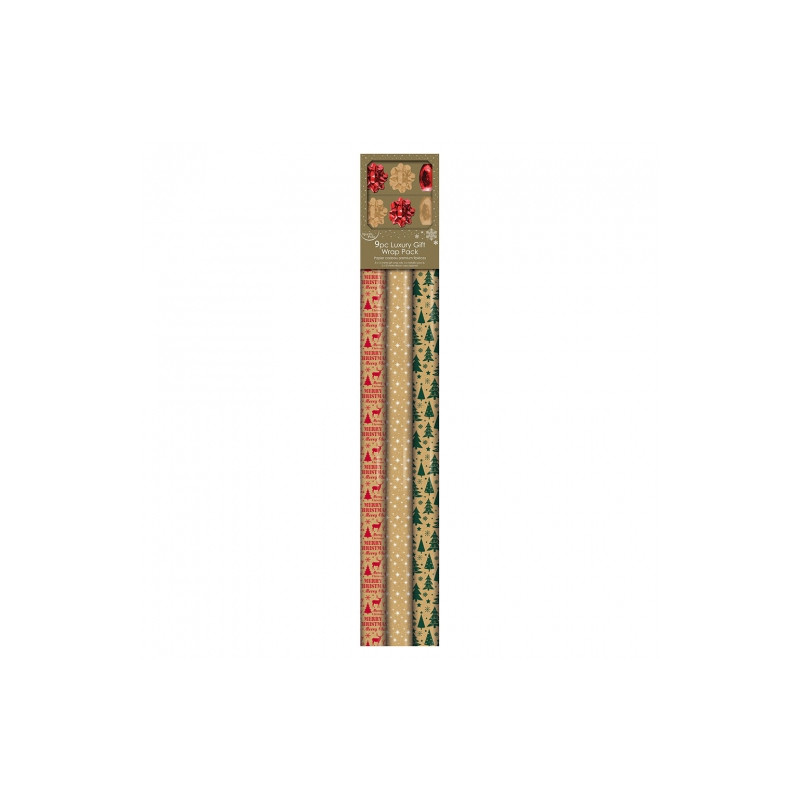 Clairefontaine luxury gift wrap pack kraft christmas