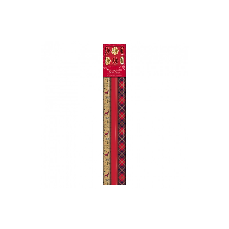 Clairefontaine luxury gift wrap pack kraft christmas