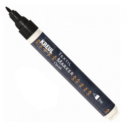 Kreul textil marker opak czarny pisak do tkanin 1-2mm- sklep plastyczn