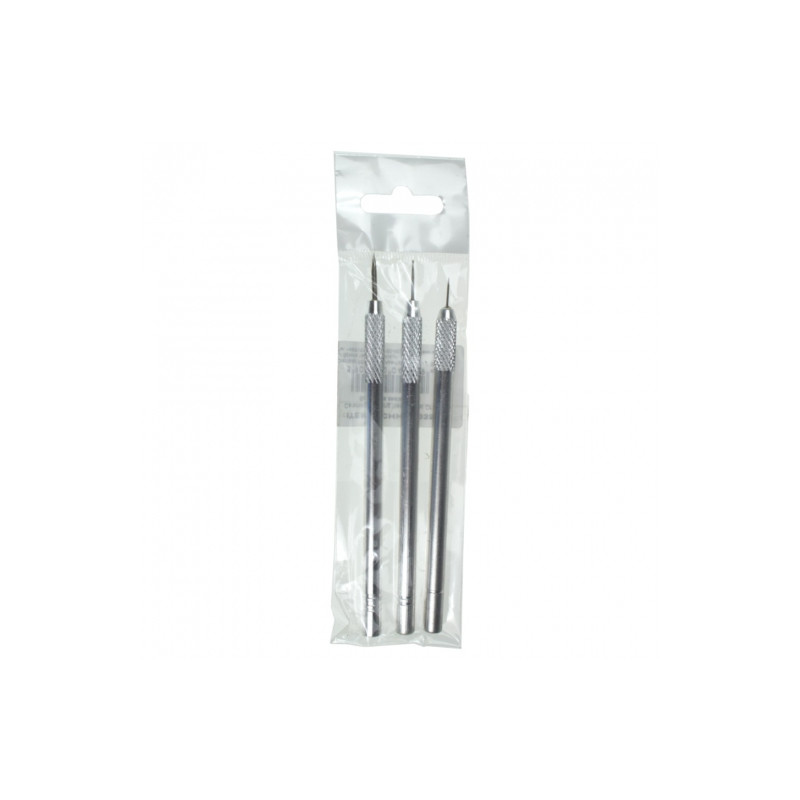 Ceramic and etching needles set of 3pcs