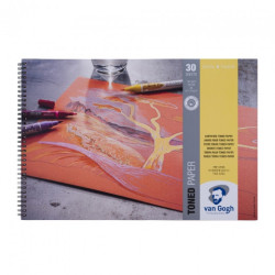 Blok Talens van Gogh earth red toned paper 30ark 120g czerwony- sklep