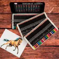 Kalour premium colored pencils soft touch zestaw 120 kredek - sklep pl