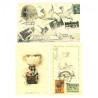 Papier do decoupage soft vintage podróże A4 ITD S050- sklep plastyczny