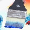 Liquitex free style flat brusheh with long handle