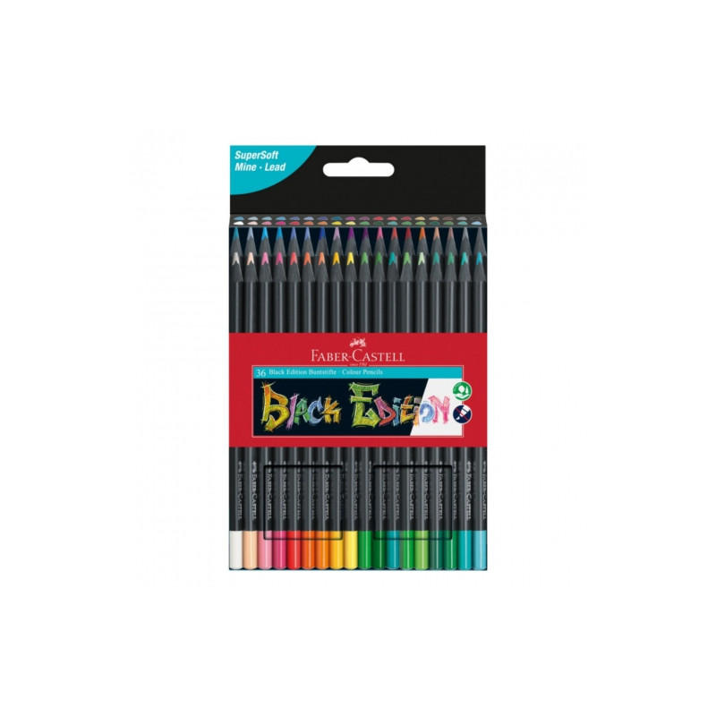 Faber-Castell black edition zestaw 36 kredek- sklep plastyczny szał dl